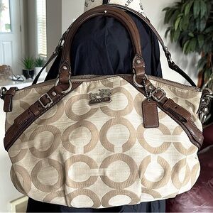 Coach Madison Satchel Brown Purse